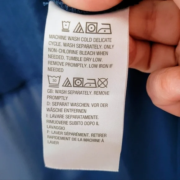 LOGO Lounge by Lori Goldstein Blue Soft Knit Open Front Waterfall Cardigan Sz 1X - Picture 9 of 12